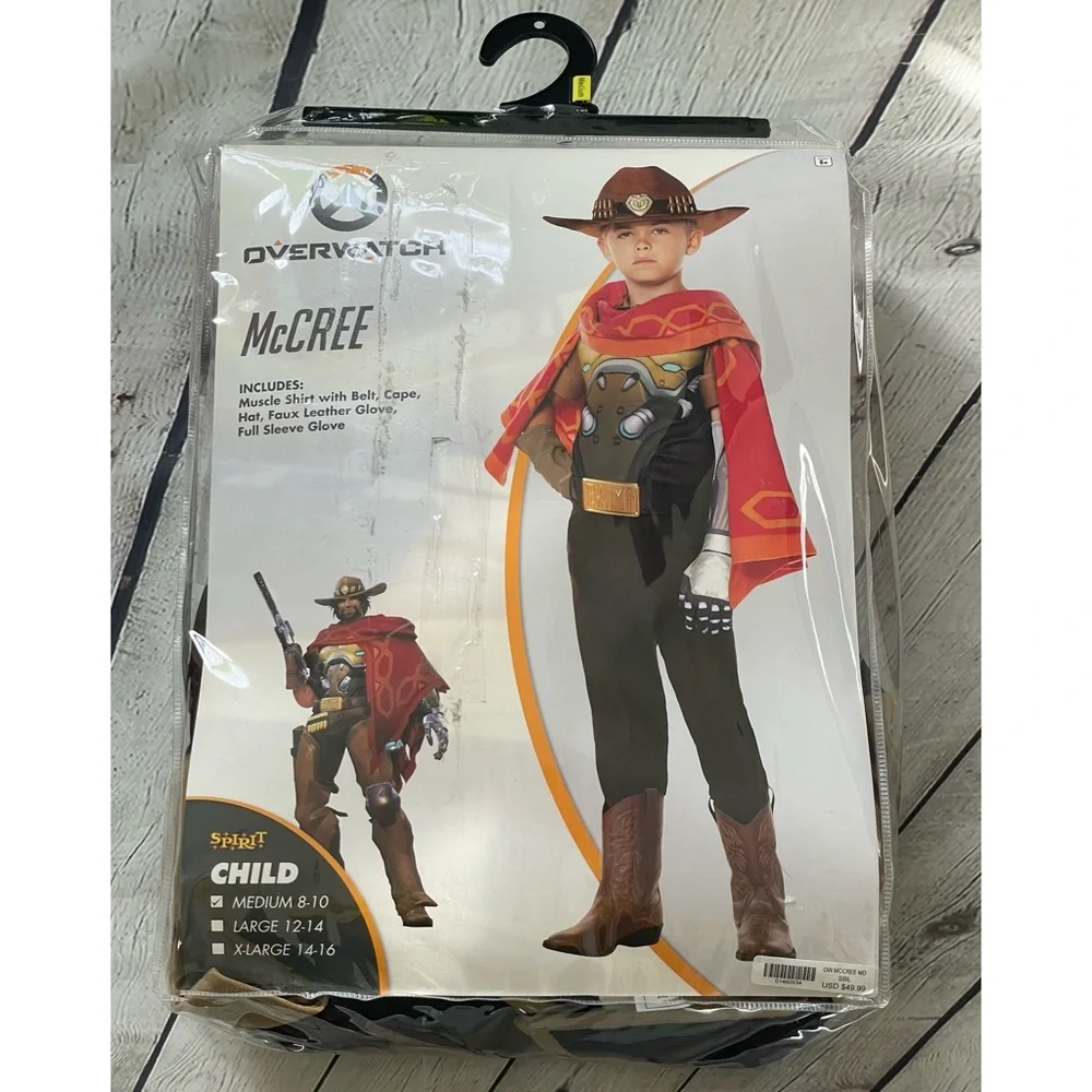 Spirit Halloween Overwatch McCree/Cassidy Boys Halloween Costume